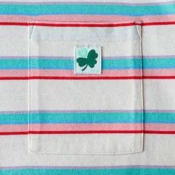 Merci - T-Shirt Vadim Stripes - Rose
