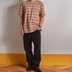 Merci - T-Shirt Vadim Stripes - Moka