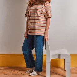 Merci - T-Shirt Vadim Stripes - Moka