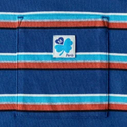 Merci - T-Shirt Vadim Stripes - Marine