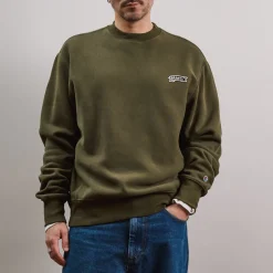 Merci x Champion - Crewneck - Olive