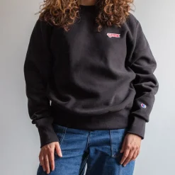 Merci x Champion - Crewneck Merci - Noir