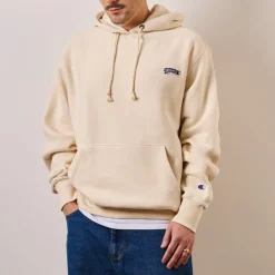 Merci x Champion - Sweat à Capuche - Beige