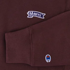 Merci x Champion - Sweat à Capuche - Marron