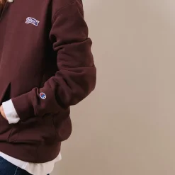 Merci x Champion - Sweat à Capuche - Marron