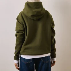 Merci x Champion - Sweat à Capuche - Olive