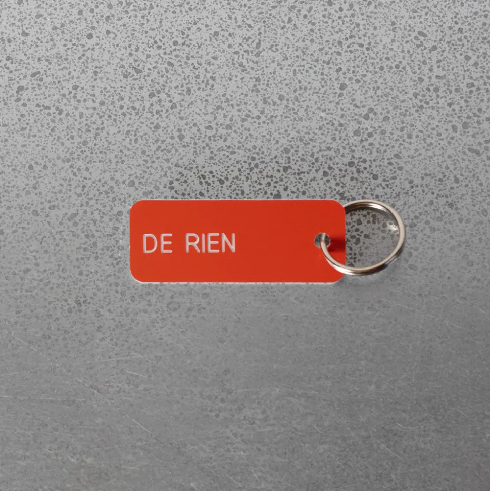 Merci x Various Keytags - Porte-clé "De Rien" - Orange