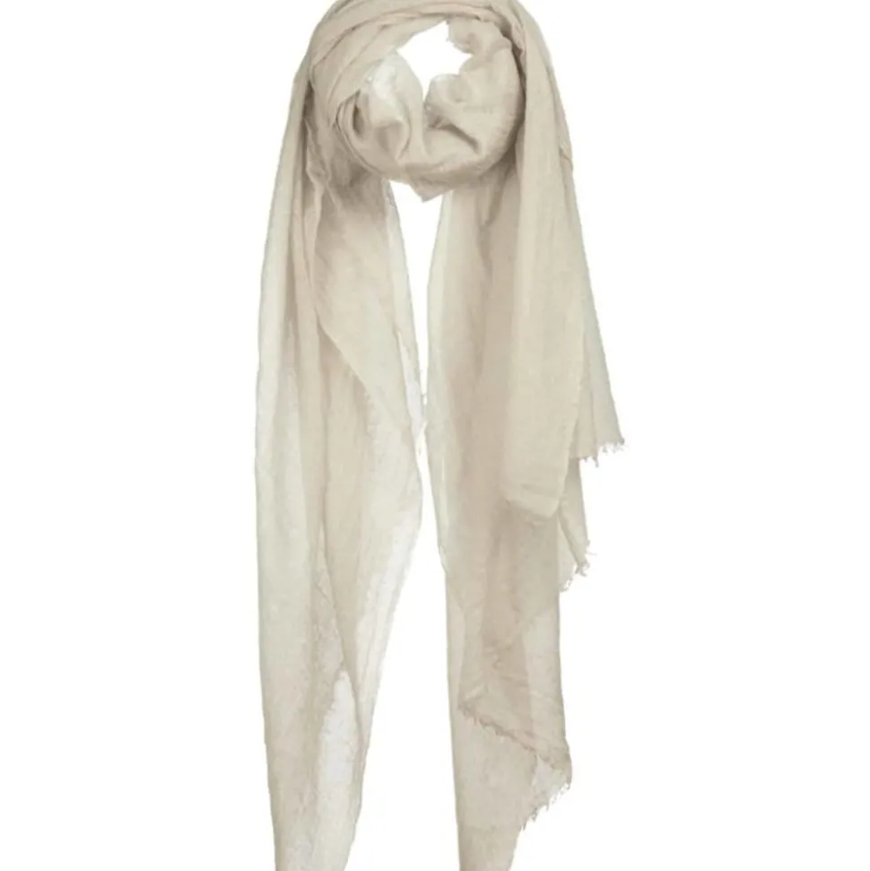 Mirror in the sky - Echarpe Semi Shaw - Beige