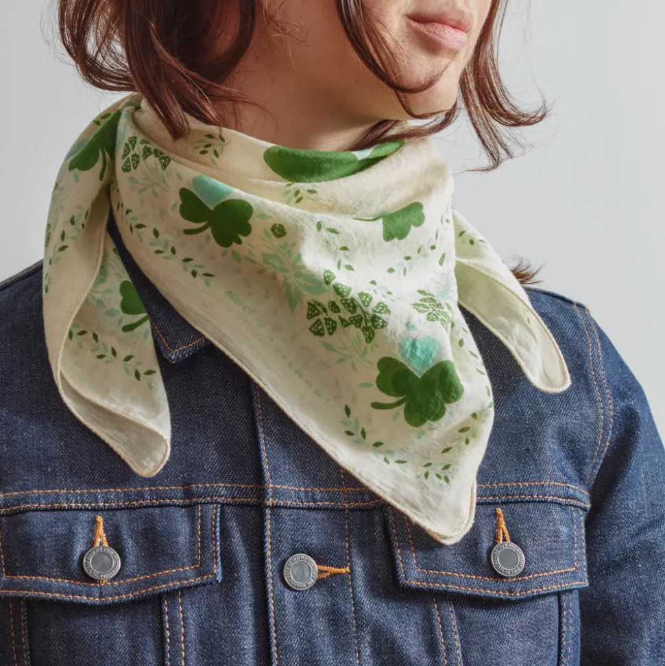 Moismont x Merci - Bandana Trèfle - Vert