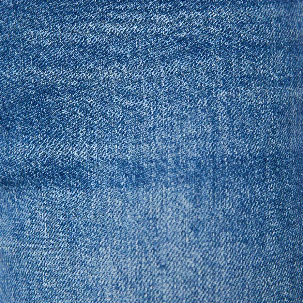 Mother - Jeans The Tomcat Ankle Fray - Bleu