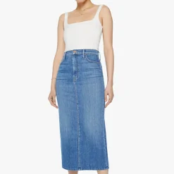 Mother - Jupe Pencil Pusher - Bleu