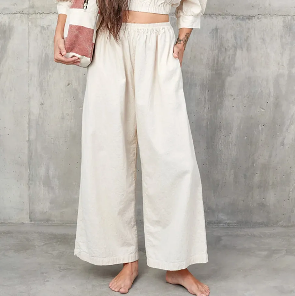 Mysayang - Pantalon Emas Long - Crème