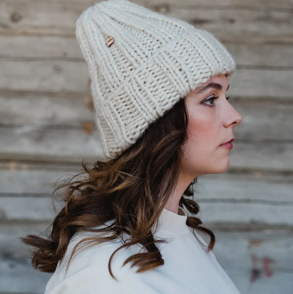 Myssy - Bonnet en Laine - Blanc