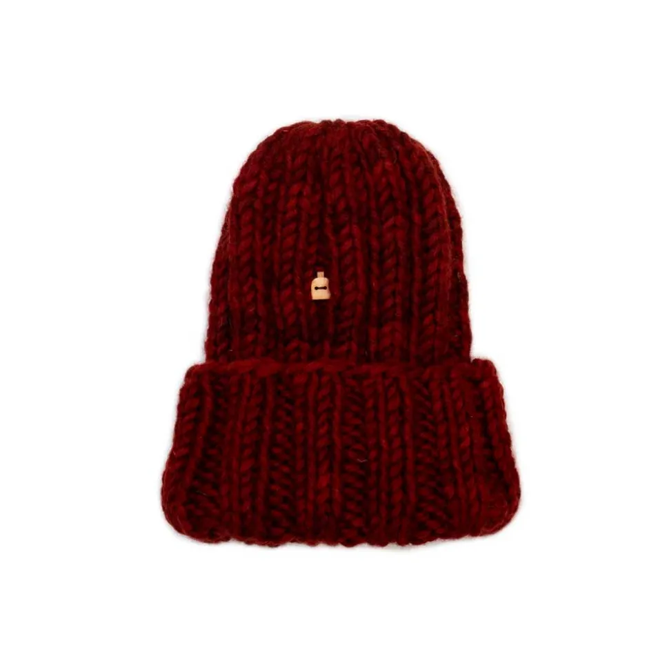 Myssy - Bonnet en Laine - Rouge