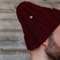Myssy - Bonnet en Laine - Rouge