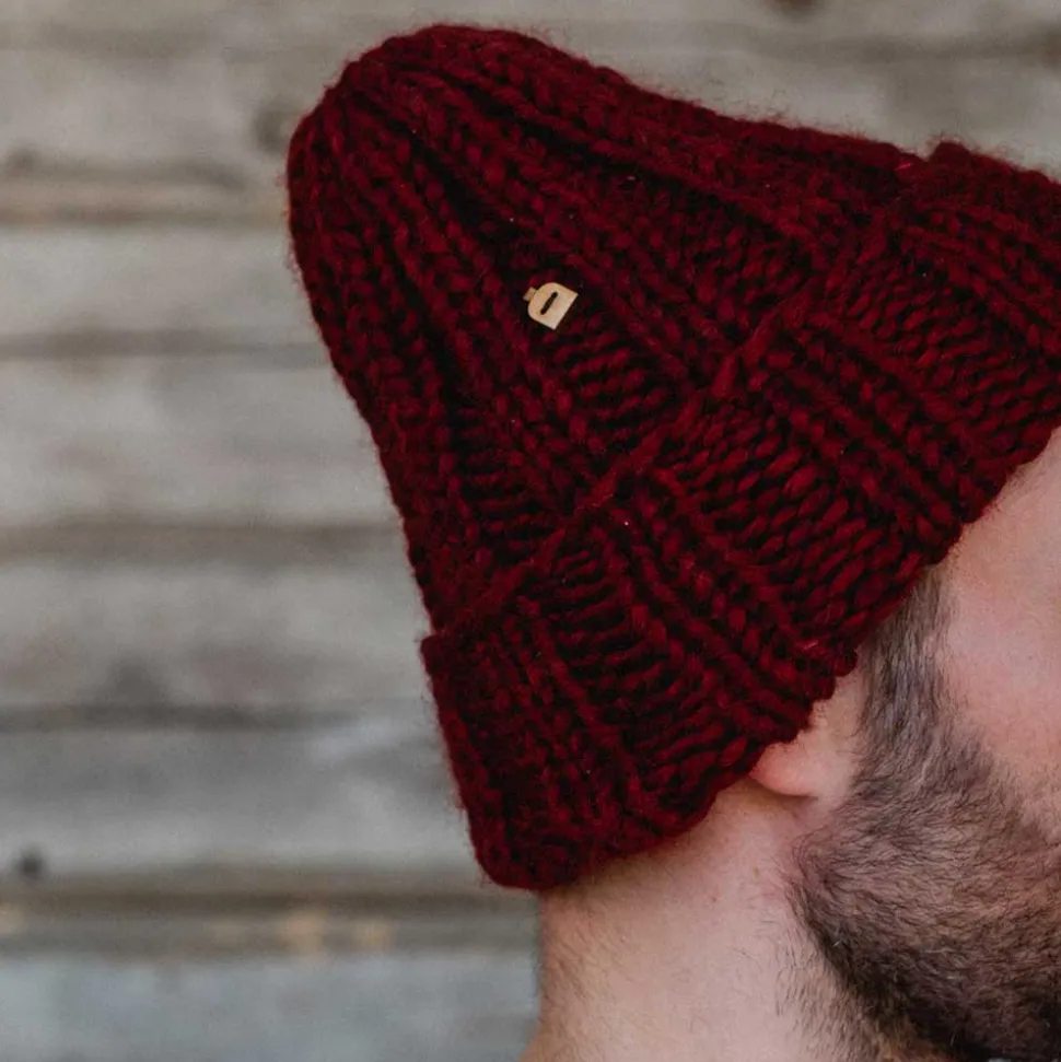 Myssy - Bonnet en Laine - Rouge