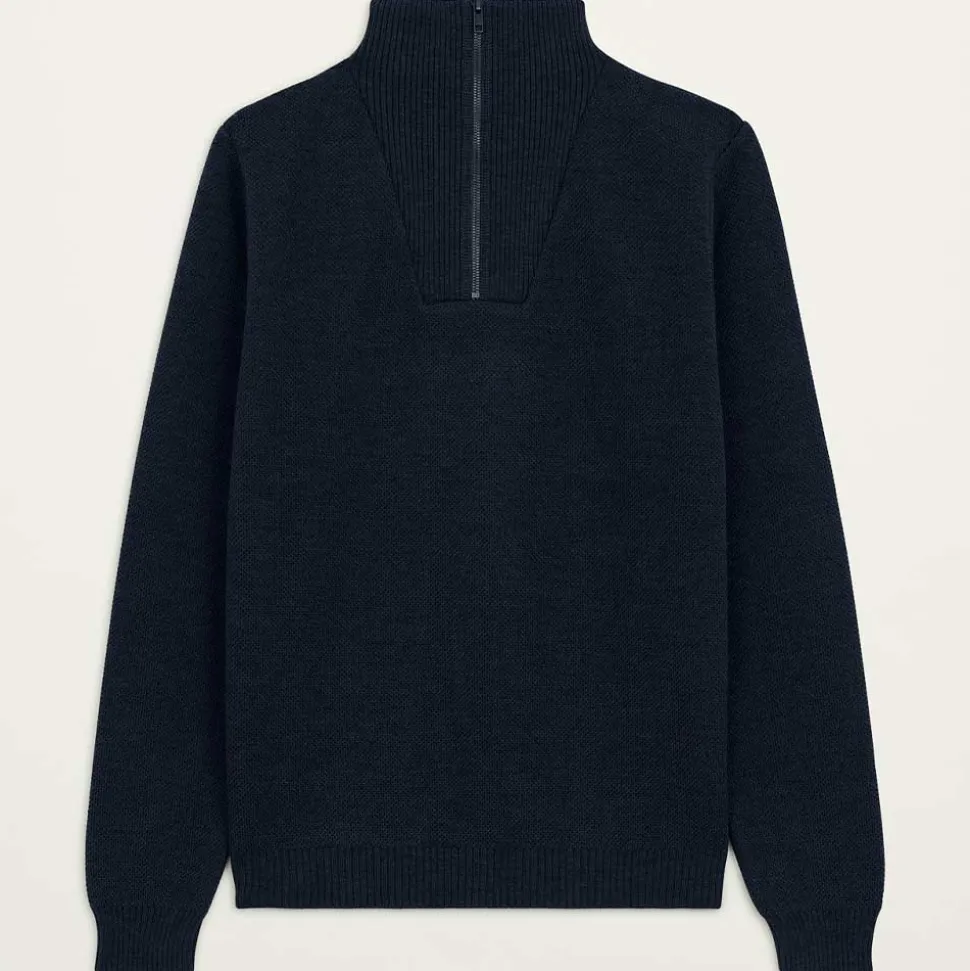 Nitto Knitwear - Pull Youri Camionneur - Marine