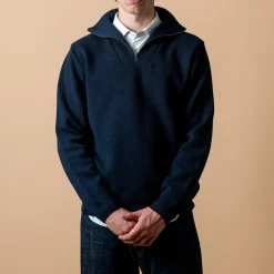 Nitto Knitwear - Pull Youri Camionneur - Marine