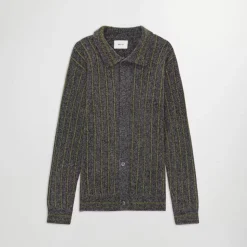 NN. 07 - Cardigan Polo Darren - Medium grey Mel