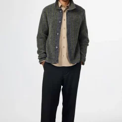 NN. 07 - Cardigan Polo Darren - Medium grey Mel