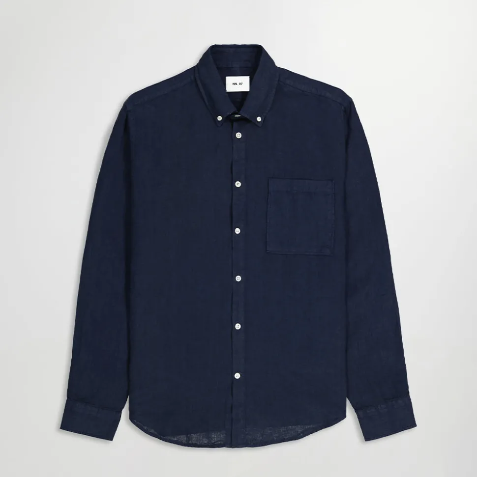 NN. 07 - Chemise Lin - Navy