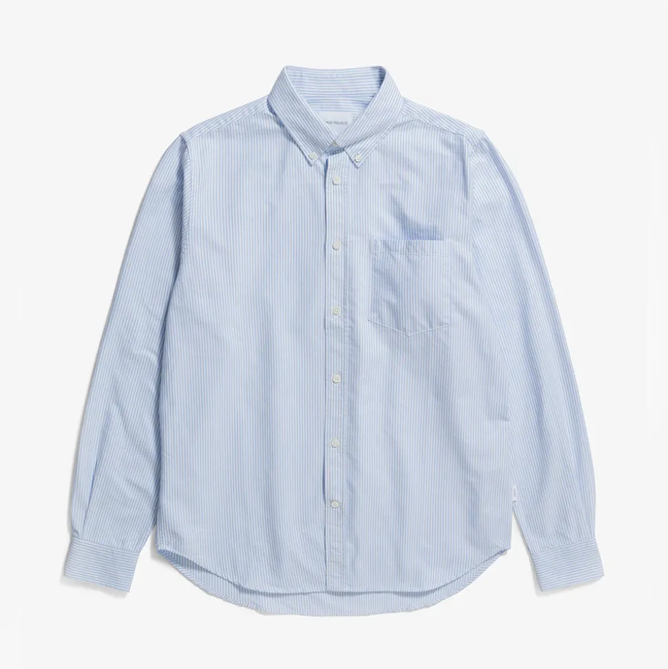 Norse Project - Chemise Oxford - Bleu