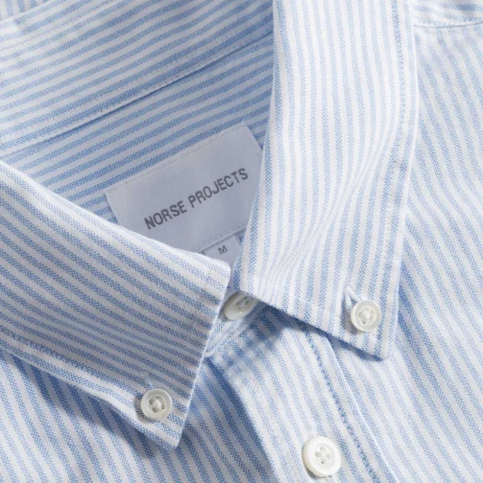 Norse Project - Chemise Oxford - Bleu