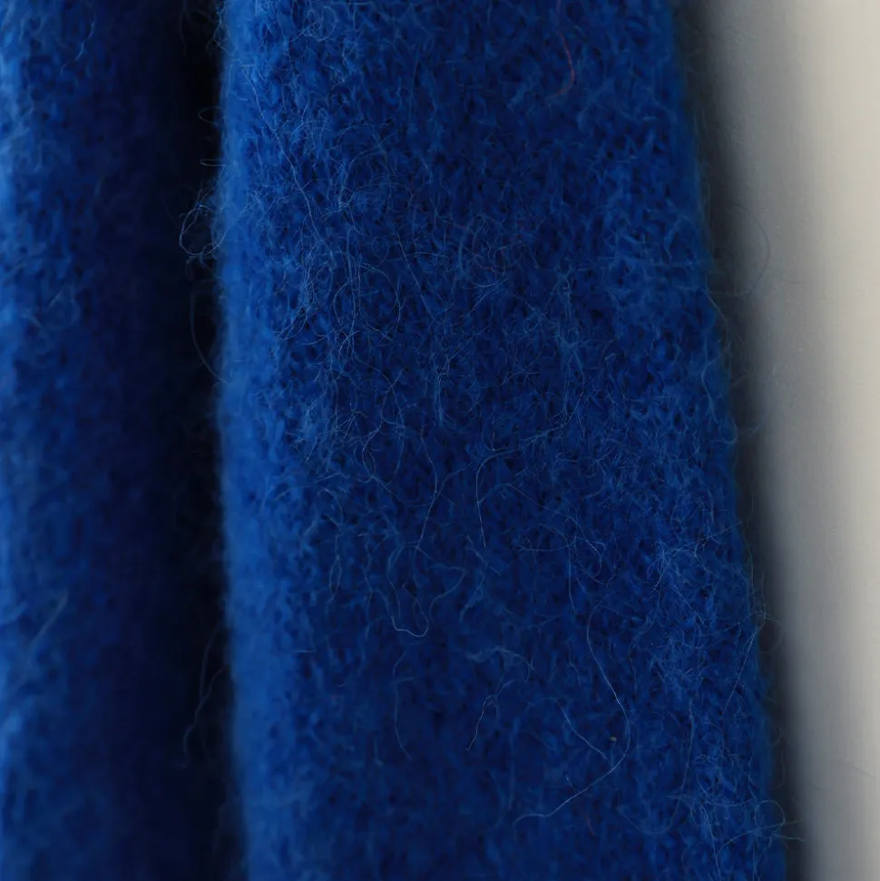 Nothing Written - Cardigan Alpaga - Bleu