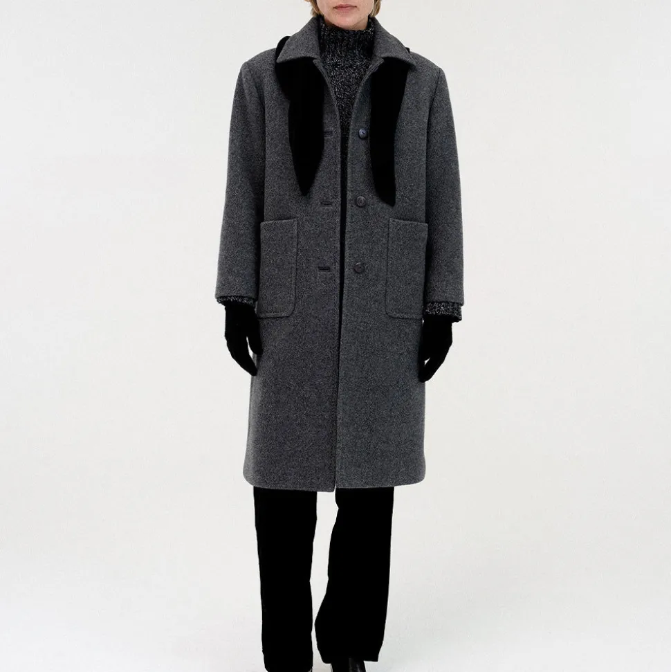 Nothing Written - Manteau Rohmer - Gris