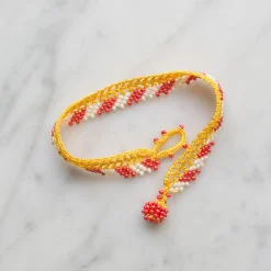 Ottomania - Bracelet crochet Stripes - Jaune