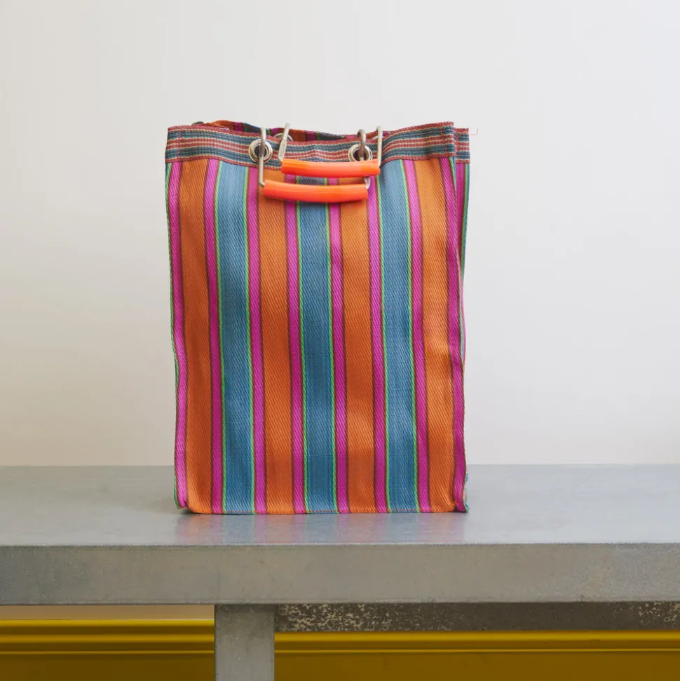 Panier Haut - Orange & Rose