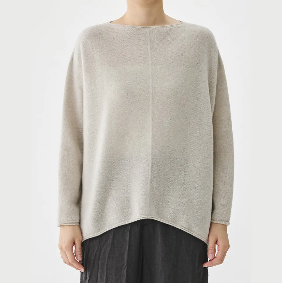 Pas de Calais - Pull Col Bateau - Beige