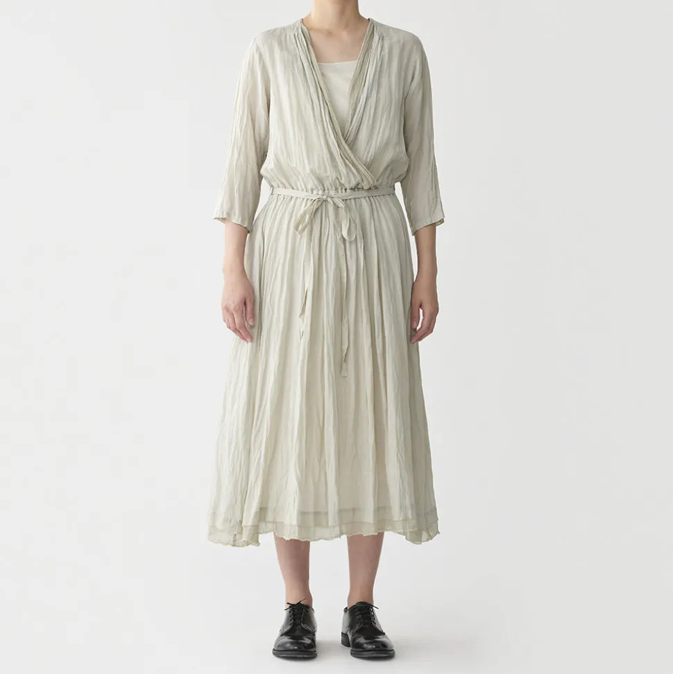 Pas de Calais - Robe ceinturée - Vert Pale