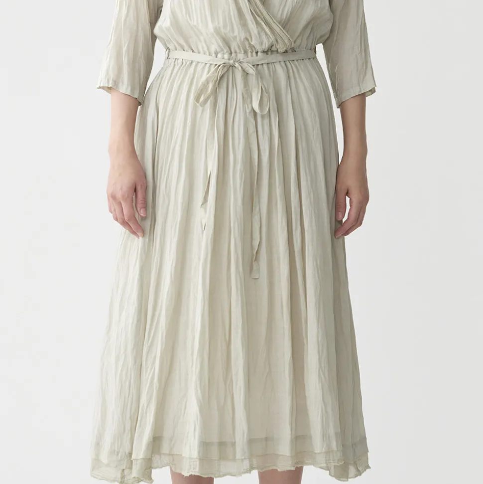 Pas de Calais - Robe ceinturée - Vert Pale