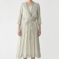 Pas de Calais - Robe ceinturée - Vert Pale