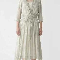 Pas de Calais - Robe ceinturée - Vert Pale