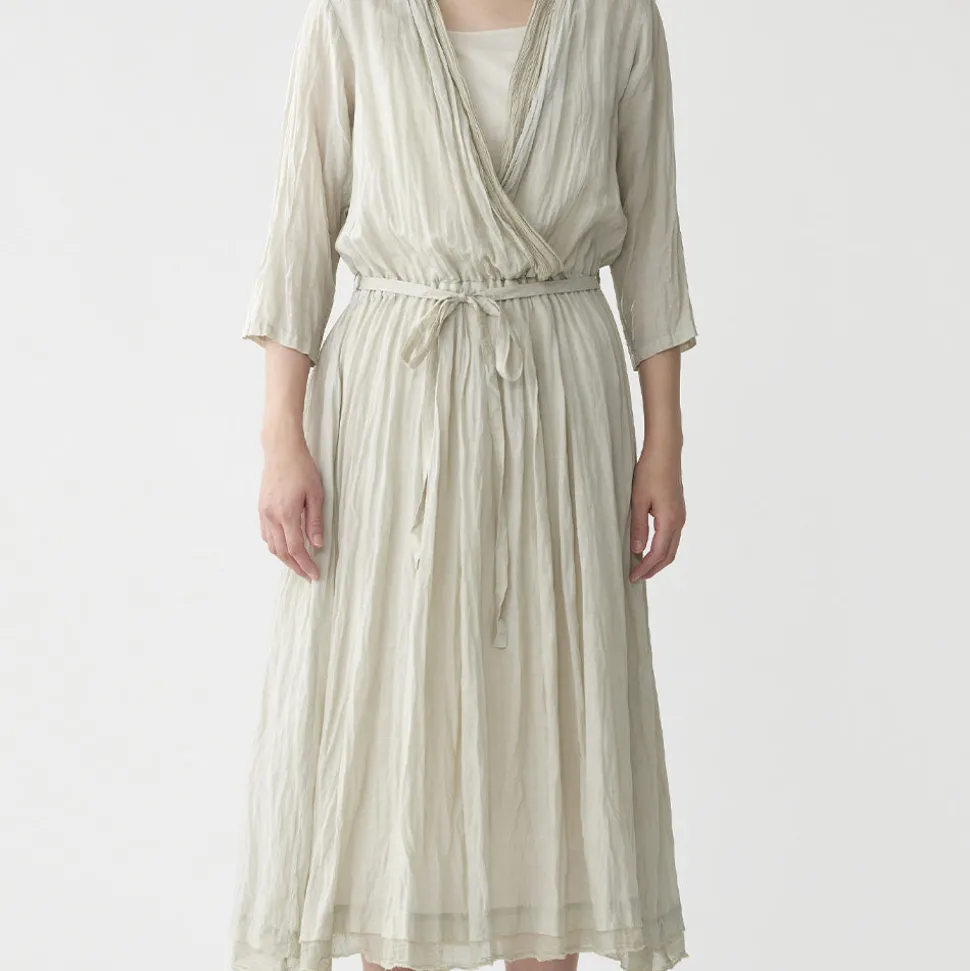 Pas de Calais - Robe ceinturée - Vert Pale