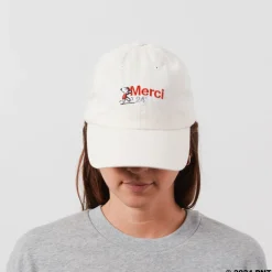 Peanuts x Merci - Casquette Merci 24' - Ecru