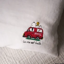 Peanuts x Merci - Taie d'oreiller Voiture - Blanc Optique