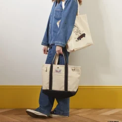 Peanuts x Merci - Tote bag en coton Skate - Ecru