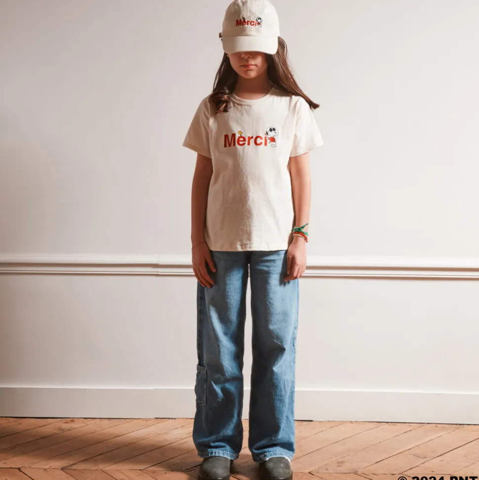 Peanuts x Merci - T-Shirt Enfant - Ecru