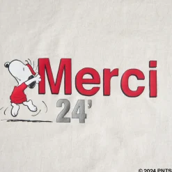 Peanuts x Merci - T-Shirt Merci 24' - Ecru