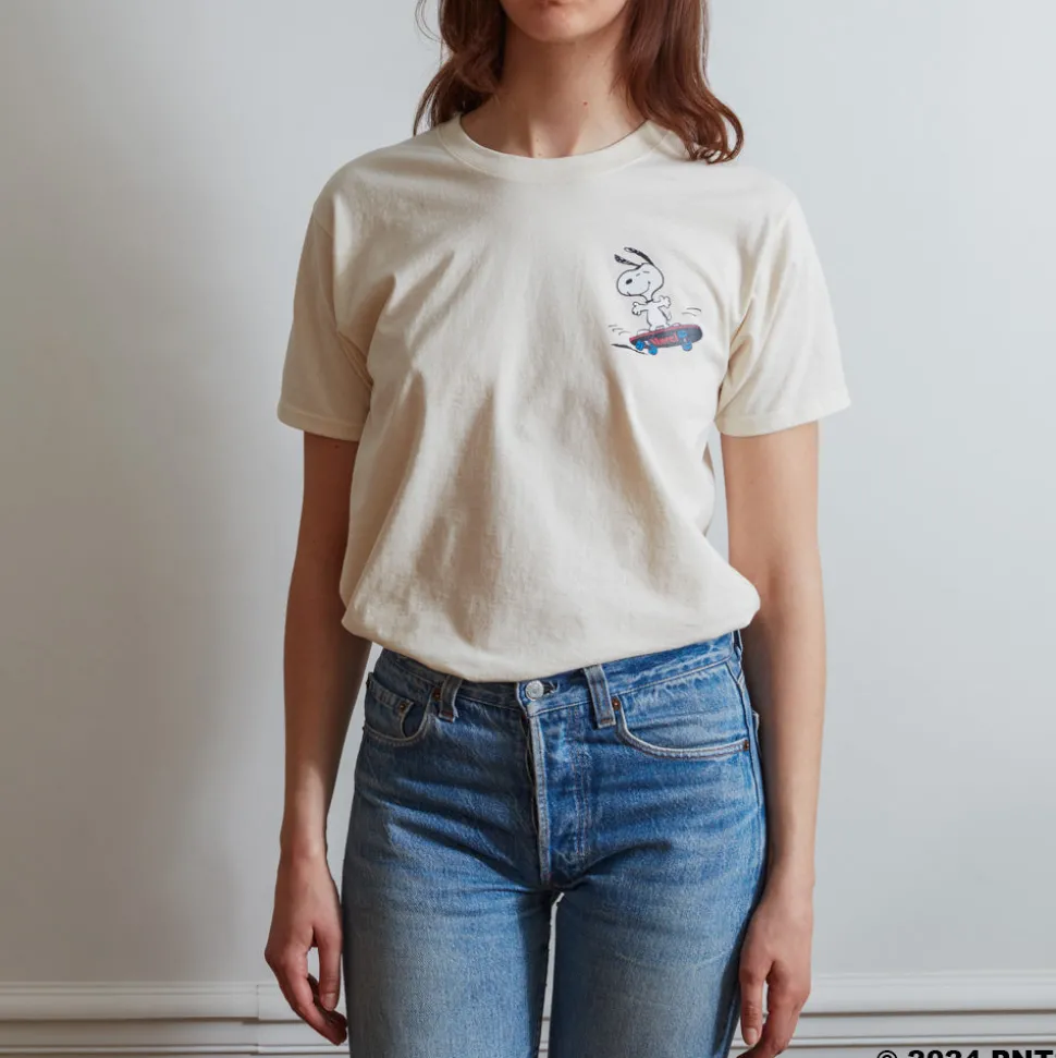Peanuts x Merci - T-Shirt Skate - Ecru