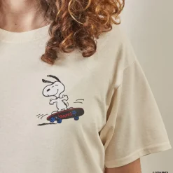 Peanuts x Merci - T-Shirt Skate - Ecru