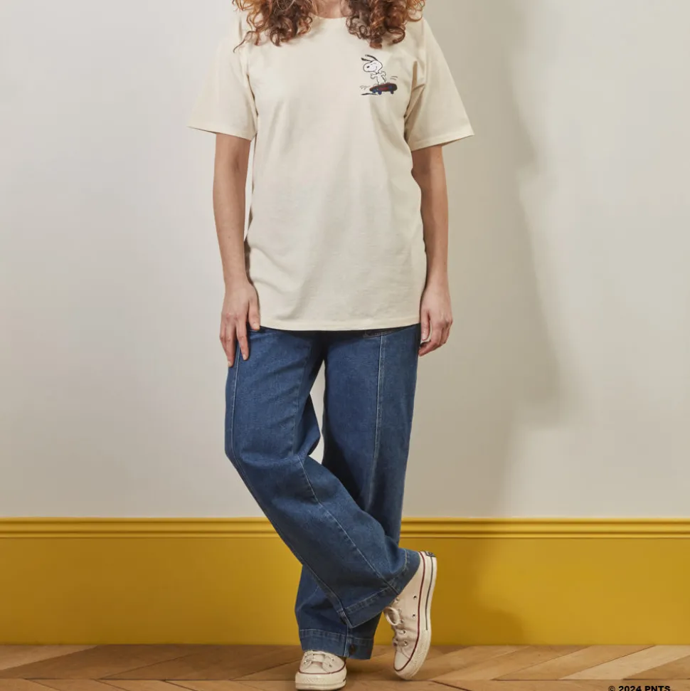 Peanuts x Merci - T-Shirt Skate - Ecru