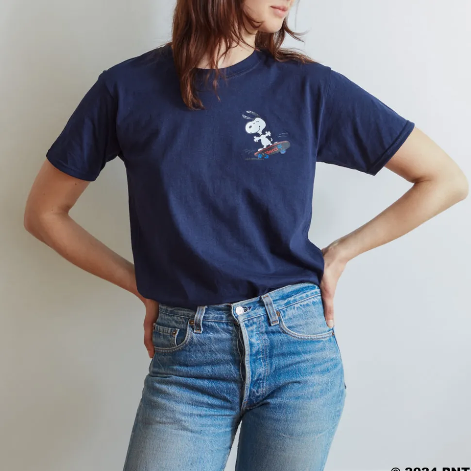 Peanuts x Merci - T-Shirt Skate - Marine