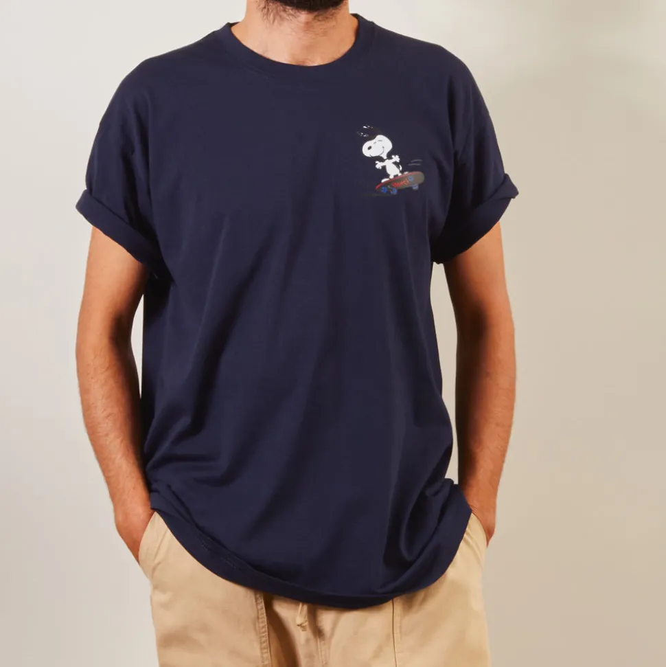 Peanuts x Merci - T-Shirt Skate - Marine