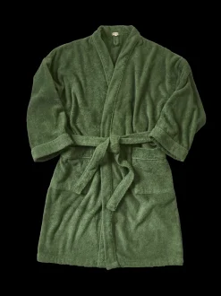 Peignoir en éponge - Vert d'Anduze