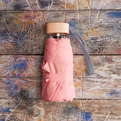 Petit parapluie bois - Rose