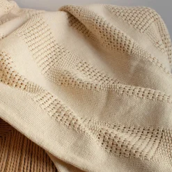 Plaid Crochet - Ecru